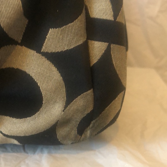 Coach poppy large 3 compartments purple satin interior black & silver good condi - Picture 5 of 12